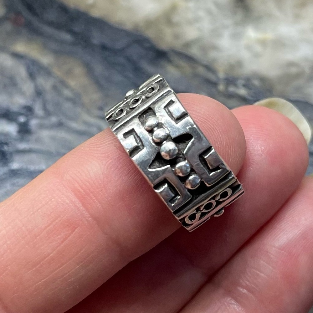 Vintage Sterling Silver Made In Mexico Ring